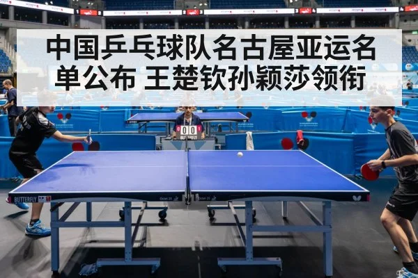 中国乒乓球队名古屋亚运名单公布 王楚钦孙颖莎领衔